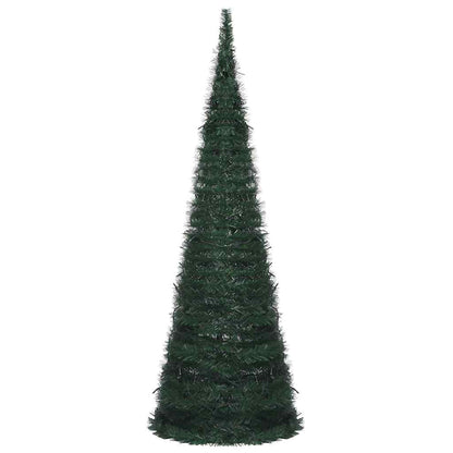 vidaXL Pop-up Christmas Tree | Green | PVC | Tall | Collapsible