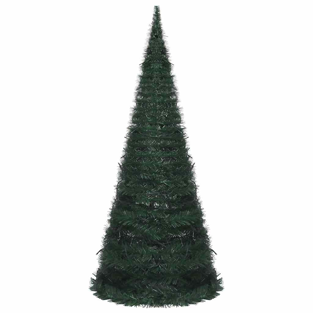 vidaXL Pop-up Christmas Tree | Green | PVC | 210 cm | Collapsible