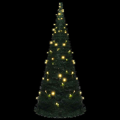 vidaXL Pop-up Christmas Tree | Green | PVC | 210 cm | Collapsible