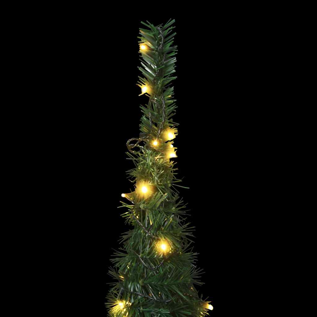 vidaXL Pop-up Christmas Tree | Green | PVC | 210 cm | Collapsible