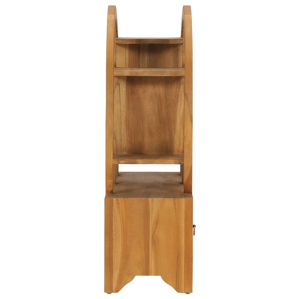 vidaXL Cabinet with Yin Yang Shelf 68x26x83 cm Solid Teak Wood