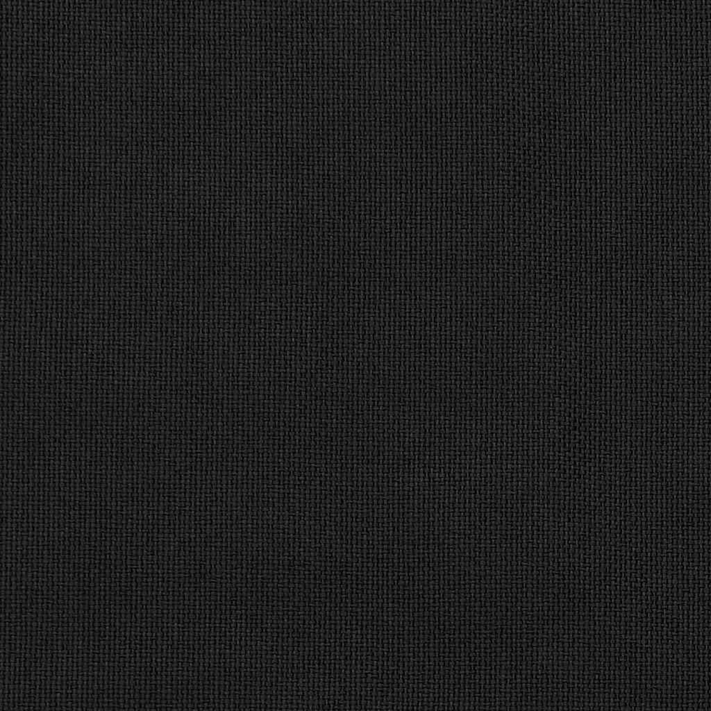 321153 vidaXL Linen-Look Blackout Curtains with Grommets 2pcs Black 140x225cm