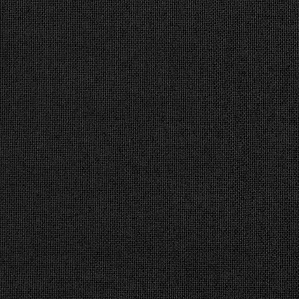 vidaXL Linen-Look Blackout Curtains with Grommets 2pcs Black 140x245cm