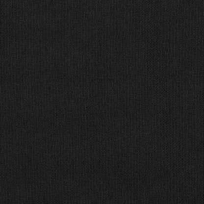 vidaXL Linen-Look Blackout Curtains with Hooks 2 pcs Black 140x225 cm