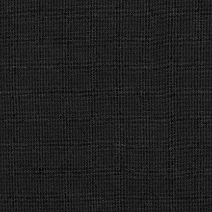 321157 vidaXL Linen-Look Blackout Curtains with Hooks 2 pcs Black 140x225 cm