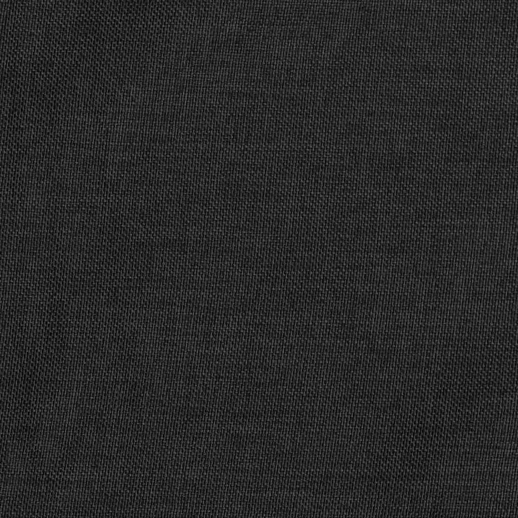 321161 vidaXL Linen-Look Blackout Curtains 2 pcs Anthracite 140x225cm