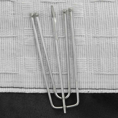 vidaXL Linen-Look Blackout Curtains with Hooks 2 pcs Anthracite 140x245 cm
