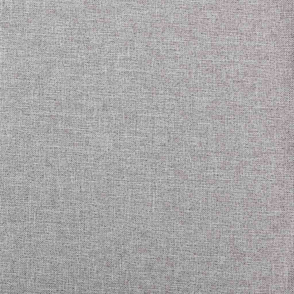 vidaXL Linen-Look Blackout Curtains with Grommets 2pcs Grey 140x245cm