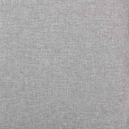 321174 vidaXL Linen-Look Blackout Curtains with Hooks 2 pcs Grey 140x245 cm