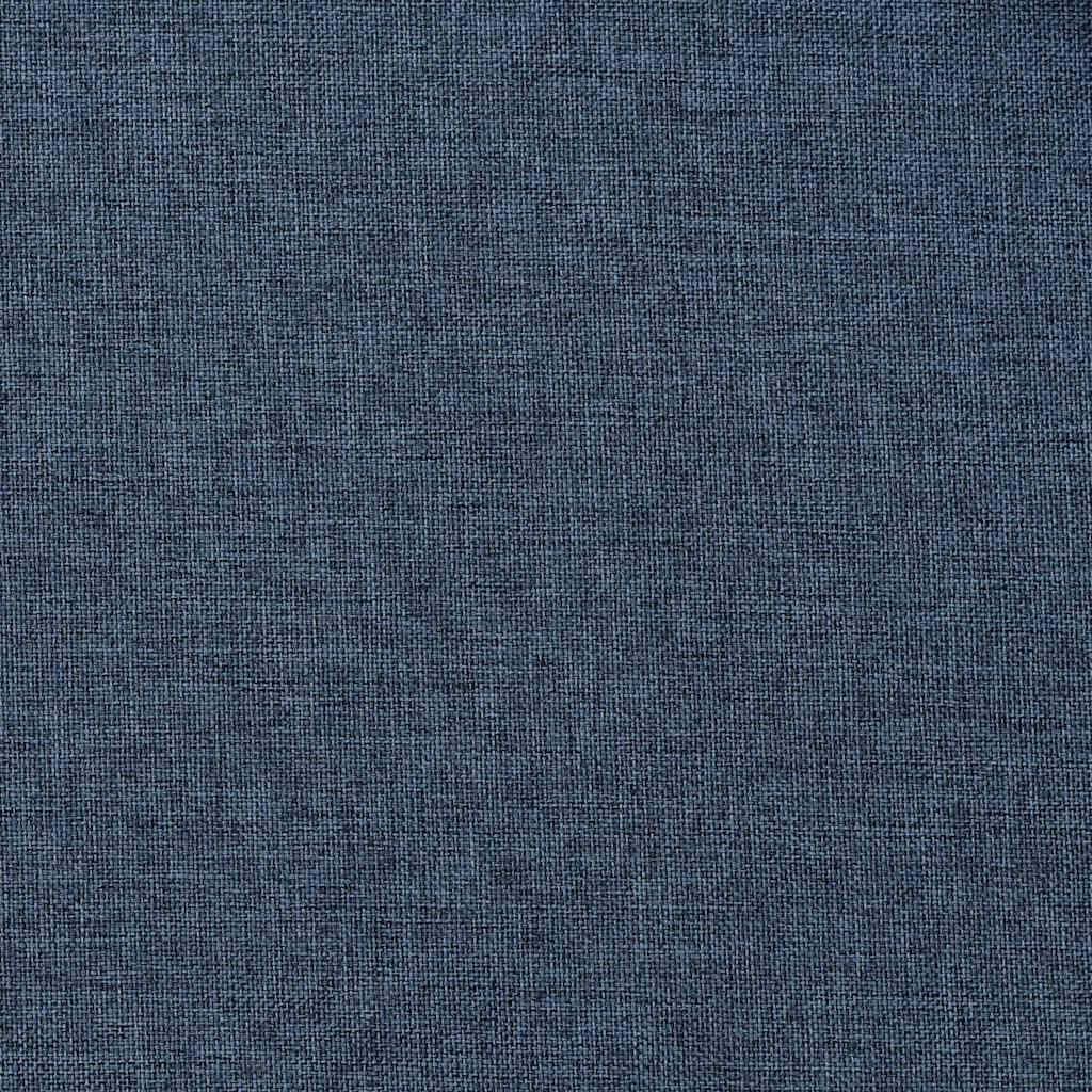 vidaXL Linen-Look Blackout Curtains with Grommets 2 pcs Blue 140x245cm