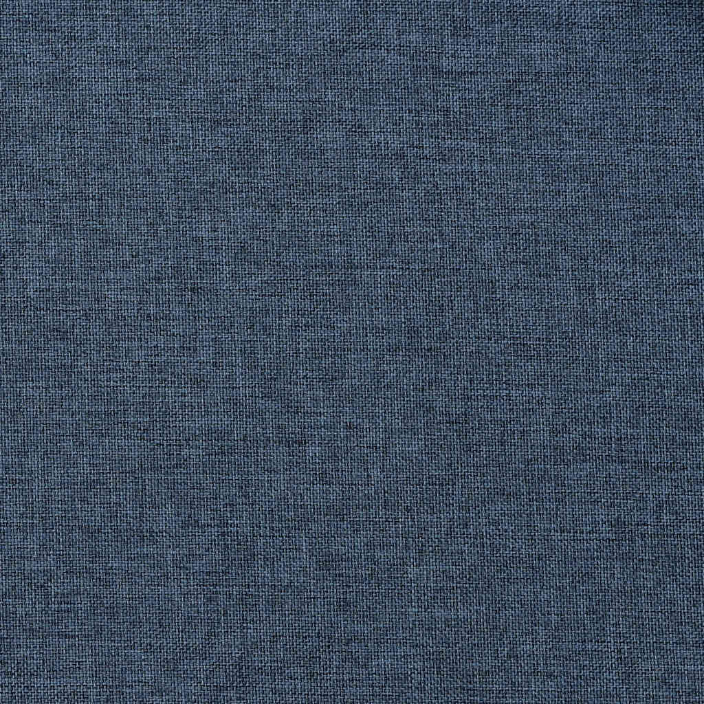 321178 vidaXL Linen-Look Blackout Curtains with Grommets 2 pcs Blue 140x245cm