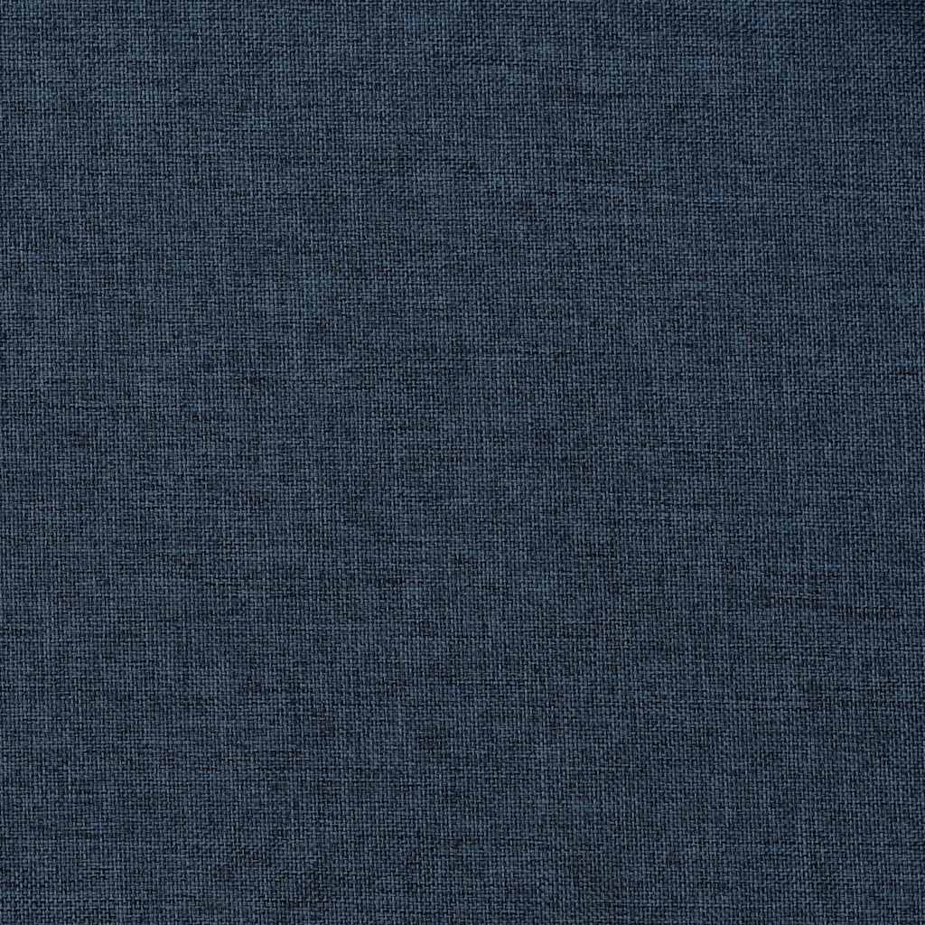 321180 vidaXL Linen-Look Blackout Curtains with Hooks 2 pcs Blue 140x175 cm