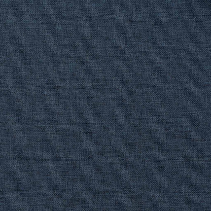321180 vidaXL Linen-Look Blackout Curtains with Hooks 2 pcs Blue 140x175 cm
