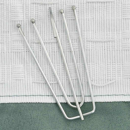 321190 vidaXL Linen-Look Blackout Curtains with Hooks 2 pcs Green 140x245 cm