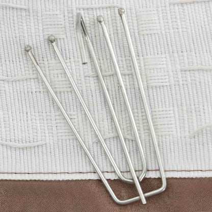 321204 vidaXL Linen-Look Blackout Curtains with Hooks 2 pcs Taupe 140x175 cm