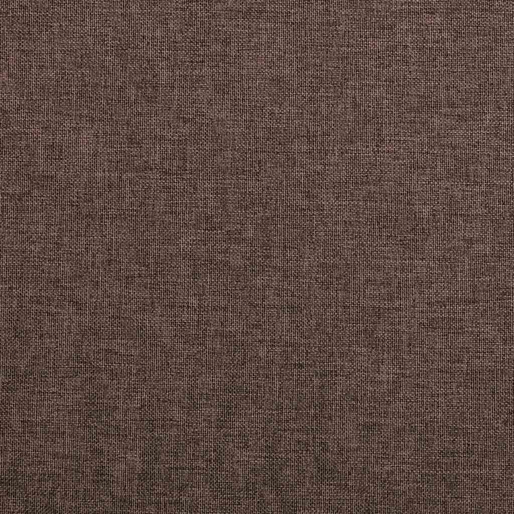 321204 vidaXL Linen-Look Blackout Curtains with Hooks 2 pcs Taupe 140x175 cm