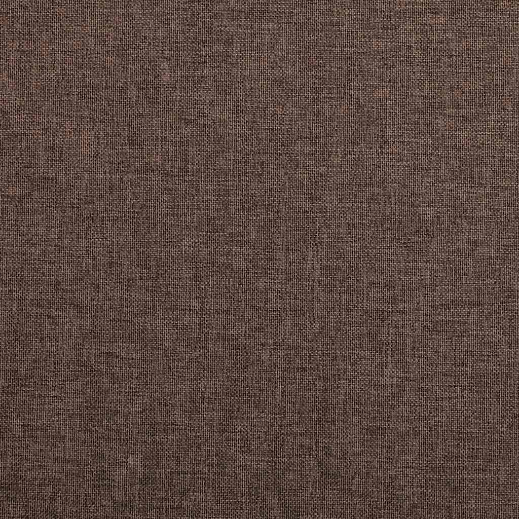 vidaXL Linen-Look Blackout Curtain with Hooks Taupe 290x245 cm