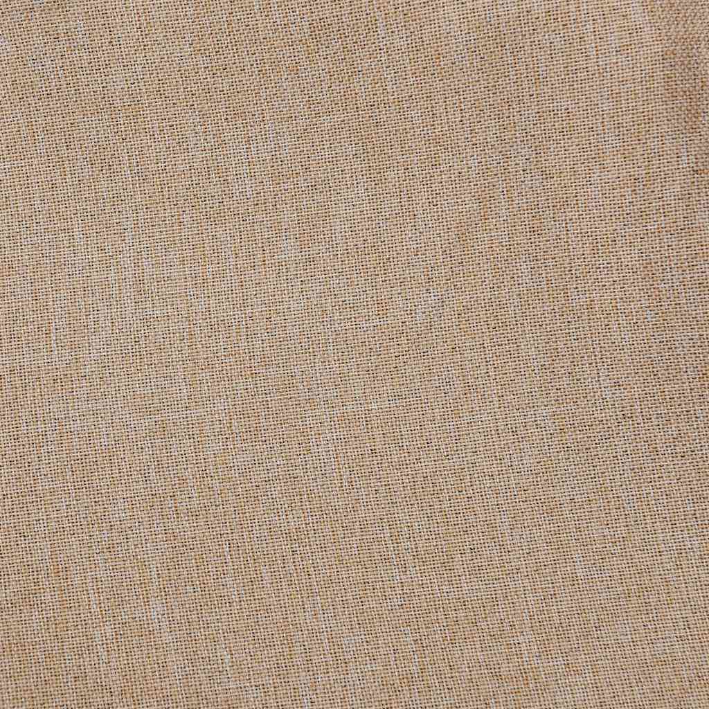 vidaXL Linen-Look Blackout Curtains with Grommets 2pcs Beige 140x225cm