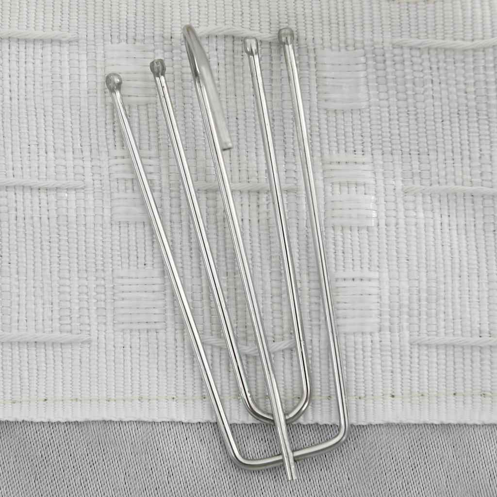 vidaXL Linen-Look Blackout Curtains with Hooks 2 pcs Beige 140x245 cm