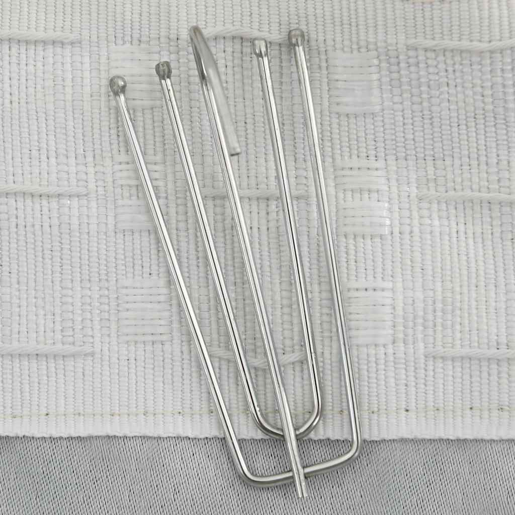 321215 vidaXL Linen-Look Blackout Curtain with Hooks Beige 290x245 cm