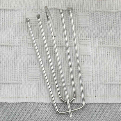 321215 vidaXL Linen-Look Blackout Curtain with Hooks Beige 290x245 cm