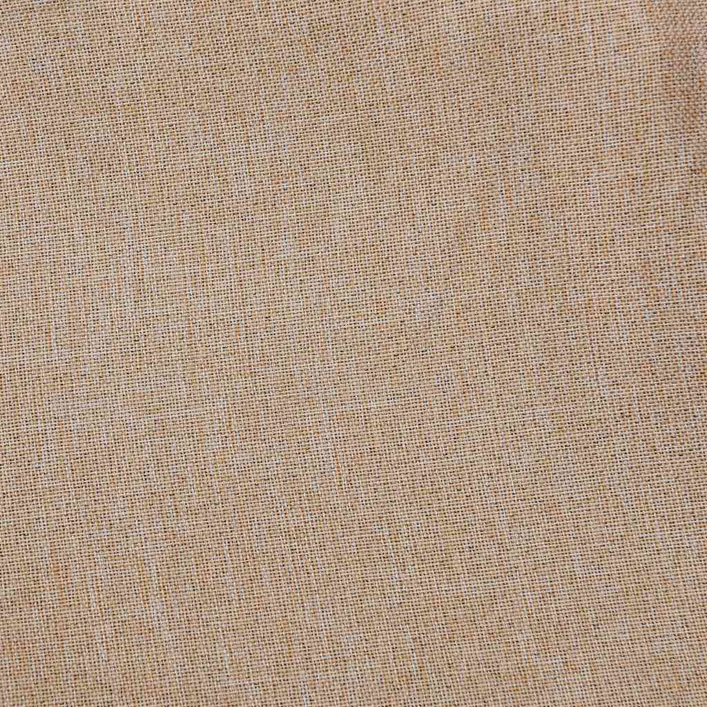 321215 vidaXL Linen-Look Blackout Curtain with Hooks Beige 290x245 cm