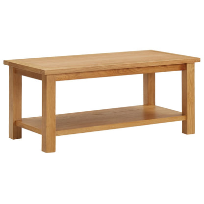 289194 vidaXL Coffee Table 90x45x40 cm Solid Oak Wood