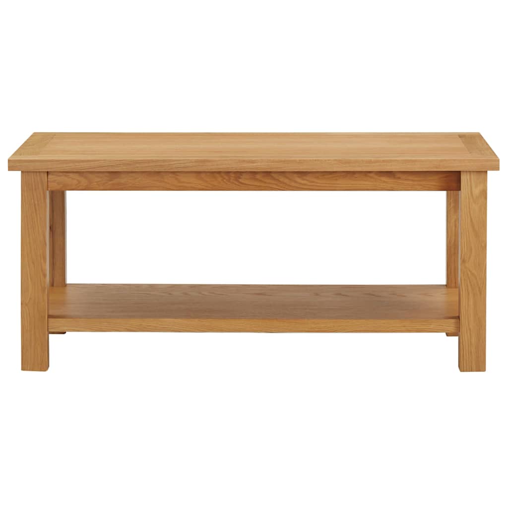 289194 vidaXL Coffee Table 90x45x40 cm Solid Oak Wood