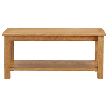 289194 vidaXL Coffee Table 90x45x40 cm Solid Oak Wood