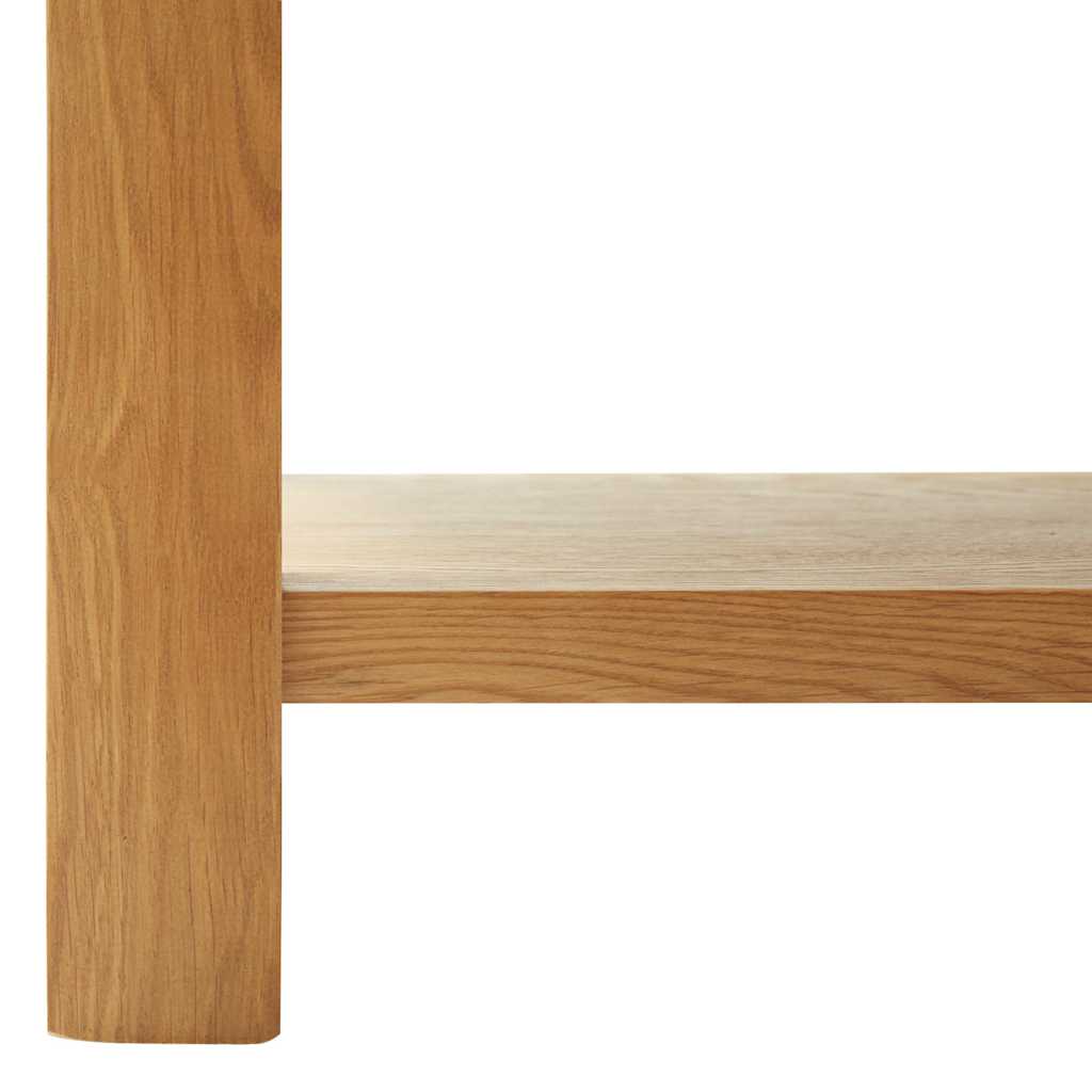 289194 vidaXL Coffee Table 90x45x40 cm Solid Oak Wood