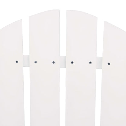 vidaXL Garden Chair | White | Solid fir wood | Regular | Ergonomic