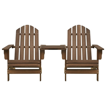 vidaXL Garden Chair | Brown | Solid fir wood | Standard | Ergonomic