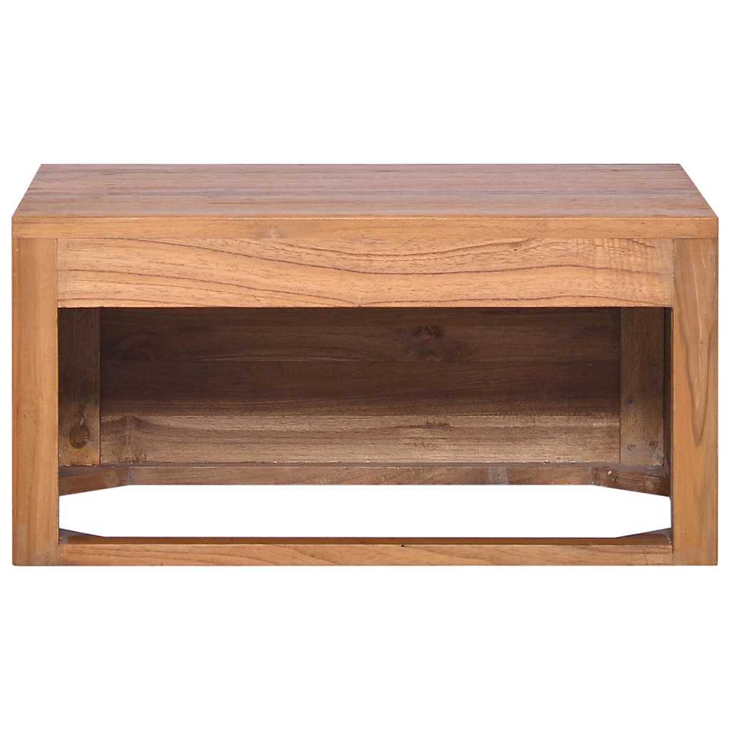 vidaXL Wall-mounted Bathroom Cabinet 60x45x30 cm Solid Teak Wood