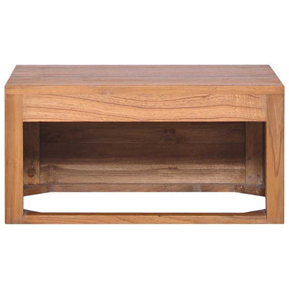 vidaXL Wall-mounted Bathroom Cabinet 60x45x30 cm Solid Teak Wood