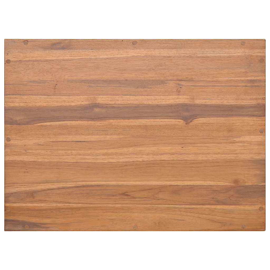vidaXL Wall-mounted Bathroom Cabinet 60x45x30 cm Solid Teak Wood