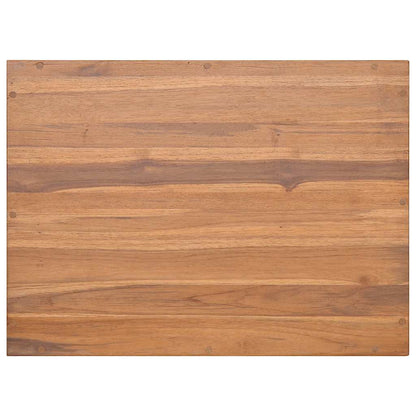 vidaXL Wall-mounted Bathroom Cabinet 60x45x30 cm Solid Teak Wood