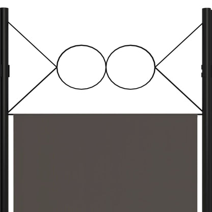 vidaXL 4-Panel Room Divider Anthracite 160x180 cm