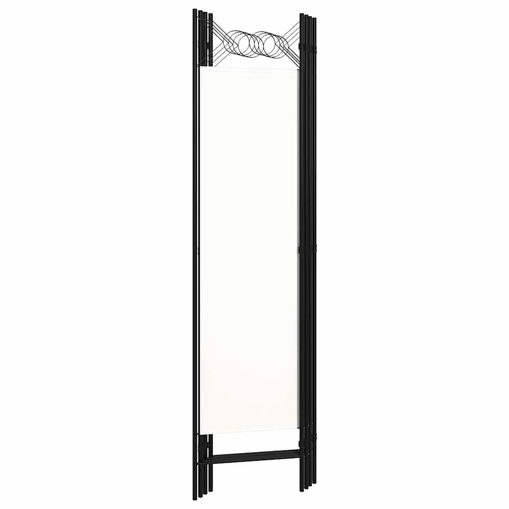 vidaXL 4-Panel Room Divider White 160x180 cm