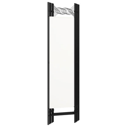 vidaXL 5-Panel Room Divider White 200x180 cm