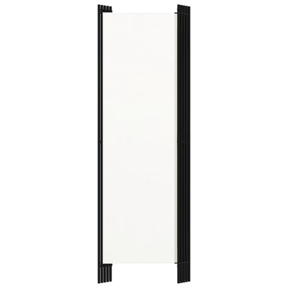 vidaXL 5-Panel Room Divider White 250x180 cm