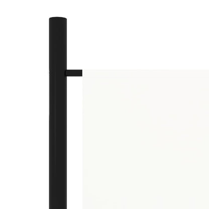 vidaXL 5-Panel Room Divider White 250x180 cm
