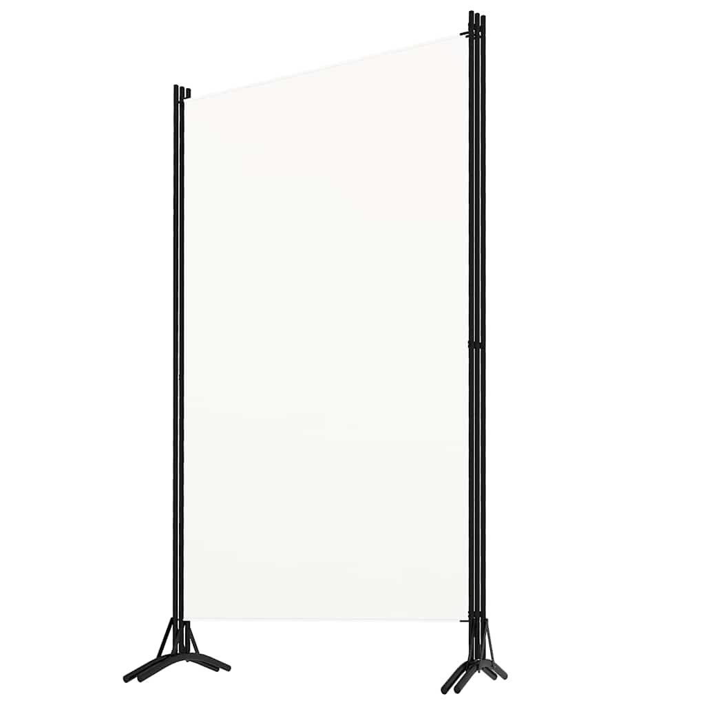 vidaXL 3-Panel Room Divider White 260x180 cm