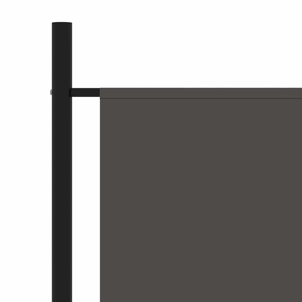 vidaXL 3-Panel Room Divider Anthracite 260x180 cm