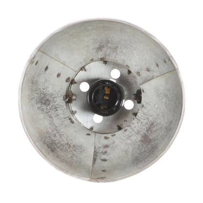 vidaXL Industrial Wall Lamp Silver 45x25 cm E27