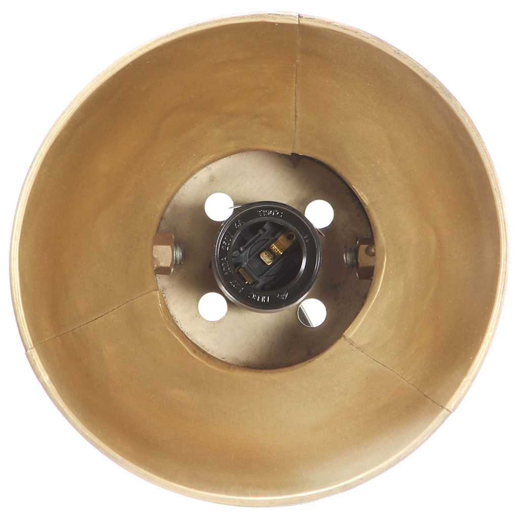 320507 vidaXL Industrial Wall Lamp Brass 65x25 cm E27