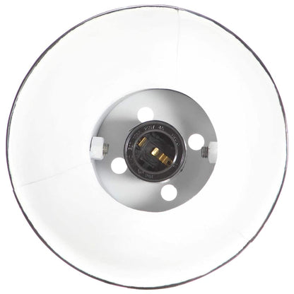 320513 vidaXL Industrial Wall Lamp Black 45x25 cm E27