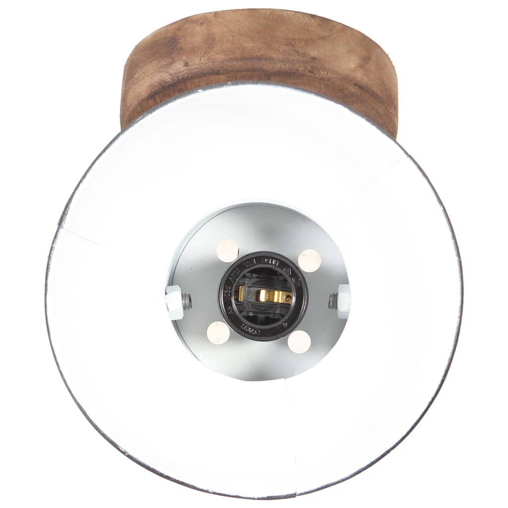 vidaXL Industrial Wall/Ceiling Lamps 2 pcs Black 20x25 cm E27
