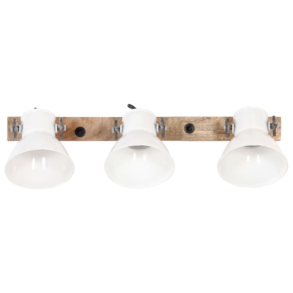 vidaXL Industrial Wall Lamp White 65x25 cm E27