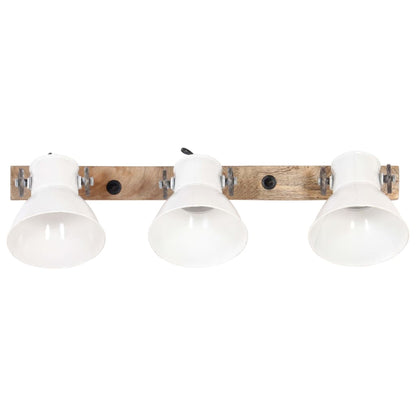 vidaXL Industrial Wall Lamp White 65x25 cm E27