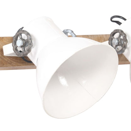 vidaXL Industrial Wall Lamp White 65x25 cm E27